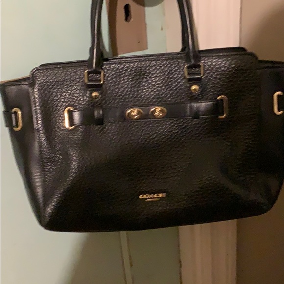 Coach Black Leather purse